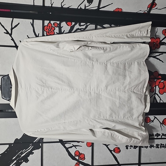 Ming Wang White Zip Jacket‎ Size Large - Picture 6 of 6